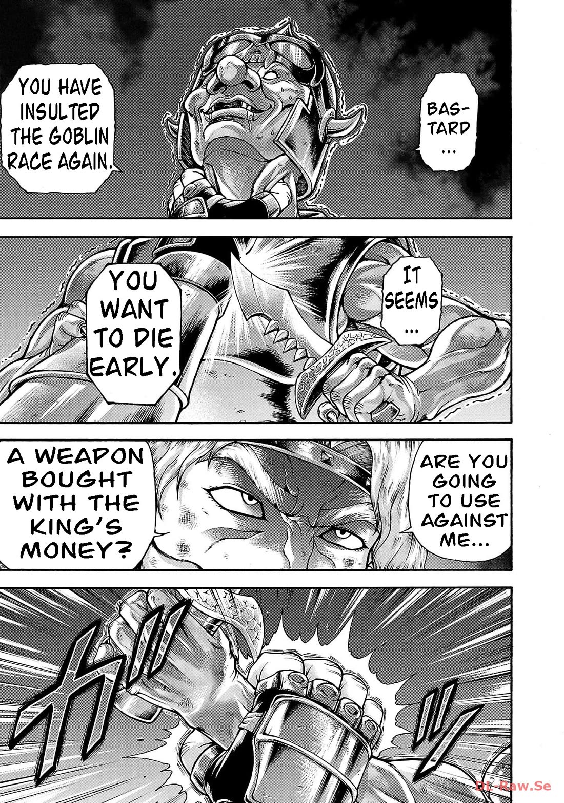 Baki Side Story - Retsu Kaioh Doesn't Mind Even if it's in another World chapter 48 page 3
