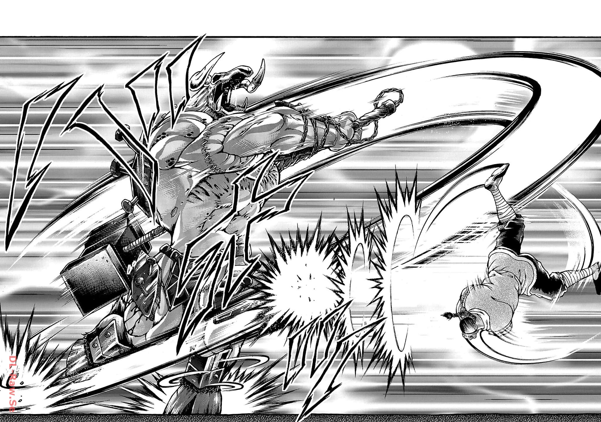 Baki Side Story - Retsu Kaioh Doesn't Mind Even if it's in another World chapter 50 page 10