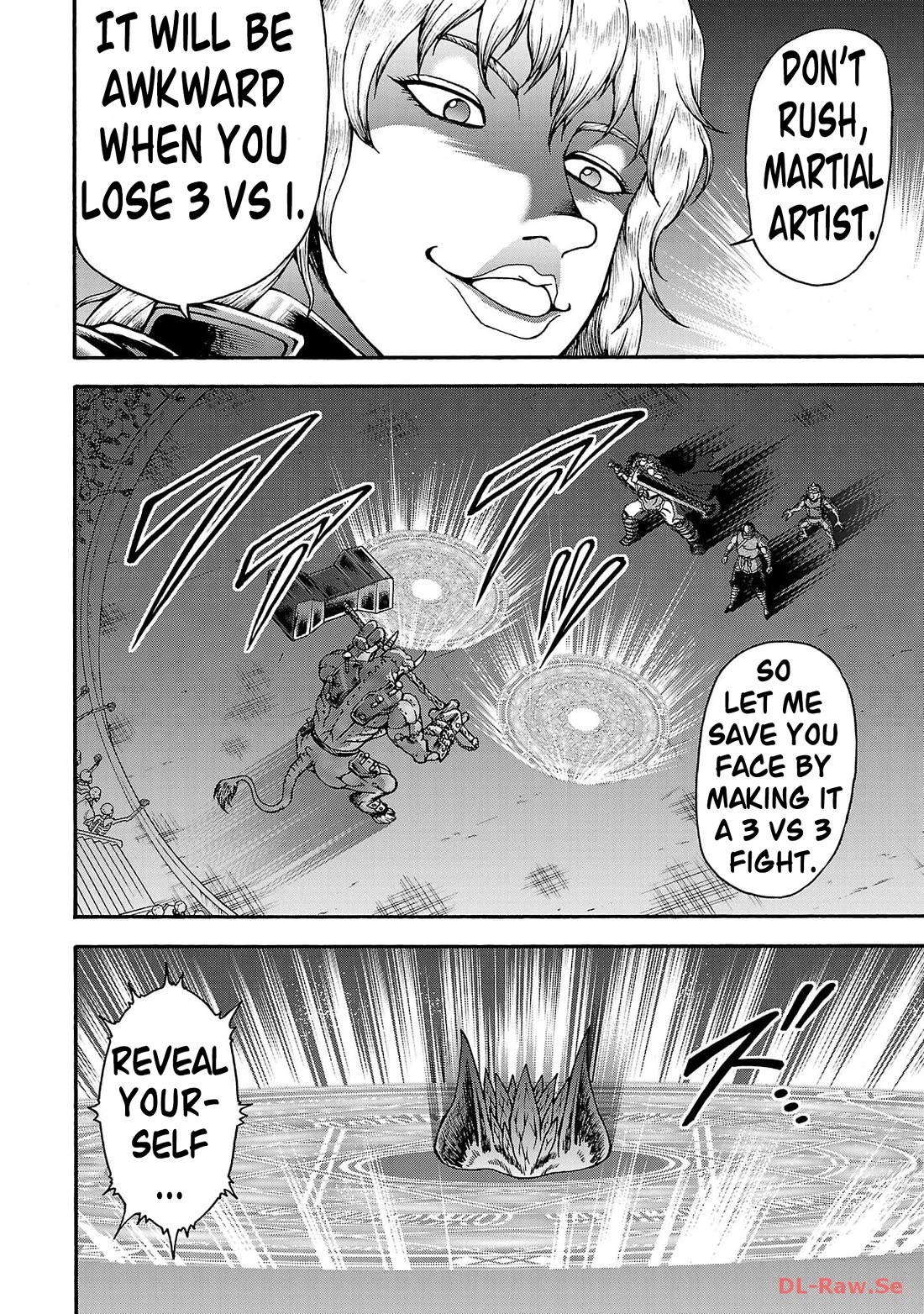 Baki Side Story - Retsu Kaioh Doesn't Mind Even if it's in another World chapter 50 page 6