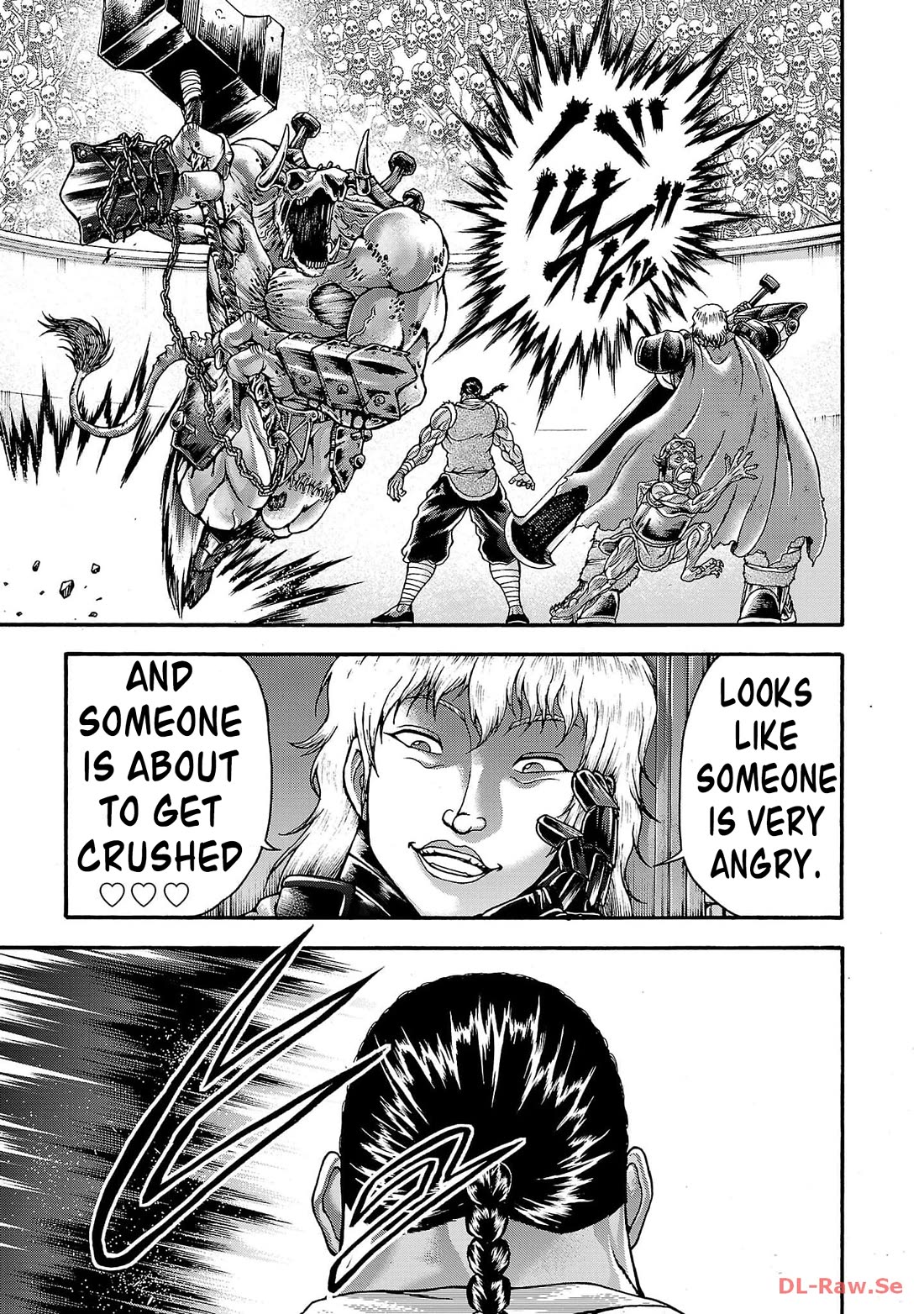 Baki Side Story - Retsu Kaioh Doesn't Mind Even if it's in another World chapter 50 page 9