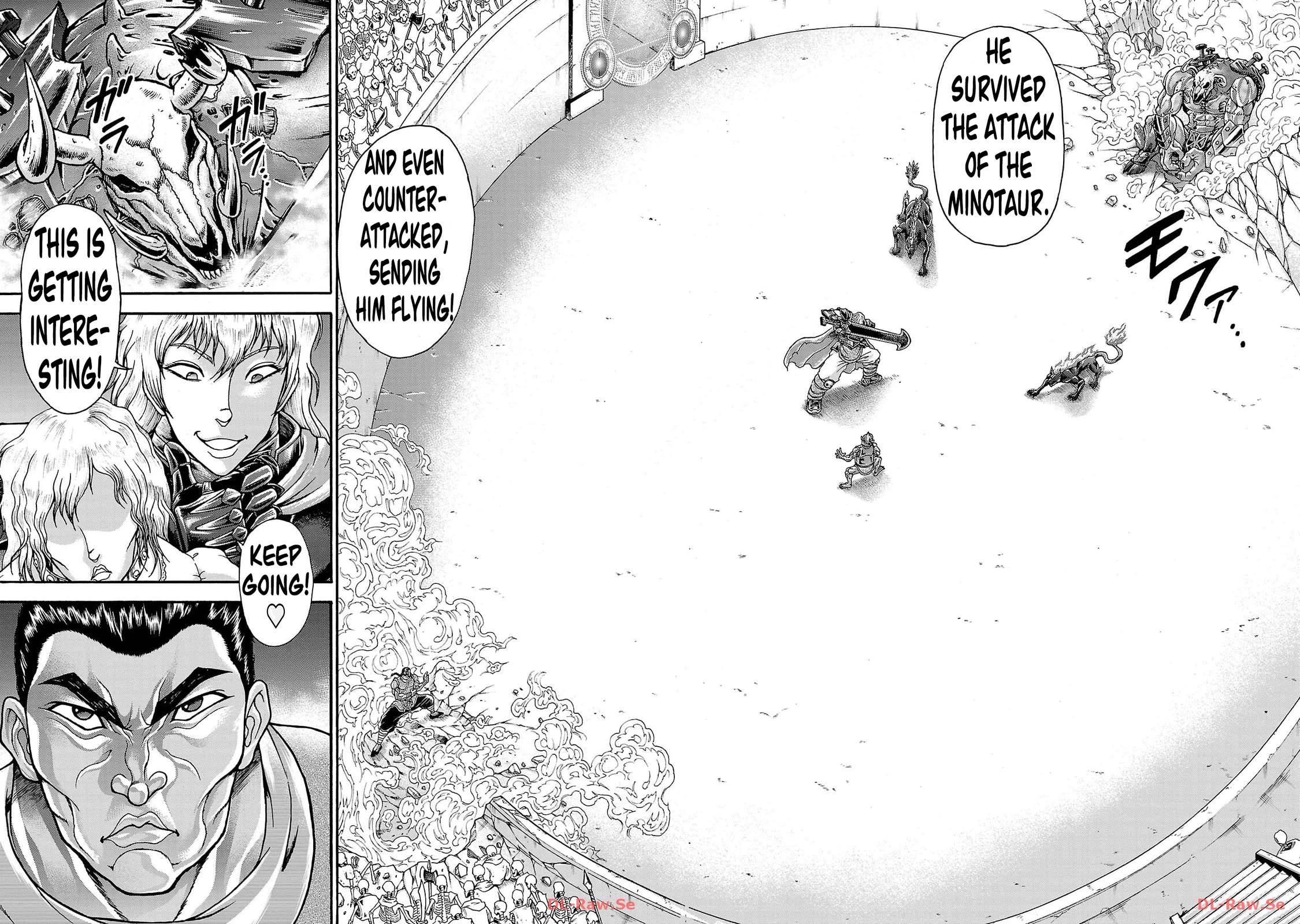 Baki Side Story - Retsu Kaioh Doesn't Mind Even if it's in another World chapter 51 page 2