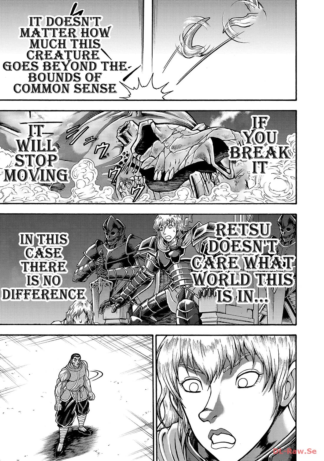 Baki Side Story - Retsu Kaioh Doesn't Mind Even if it's in another World chapter 52 page 16