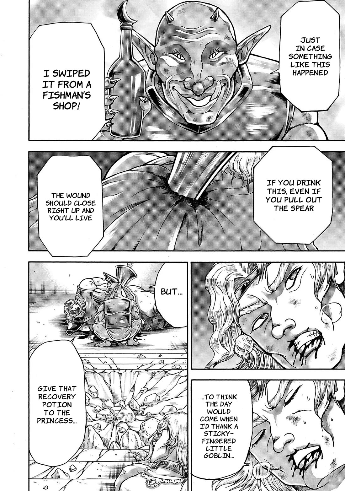 Baki Side Story - Retsu Kaioh Doesn't Mind Even if it's in another World chapter 54 page 4