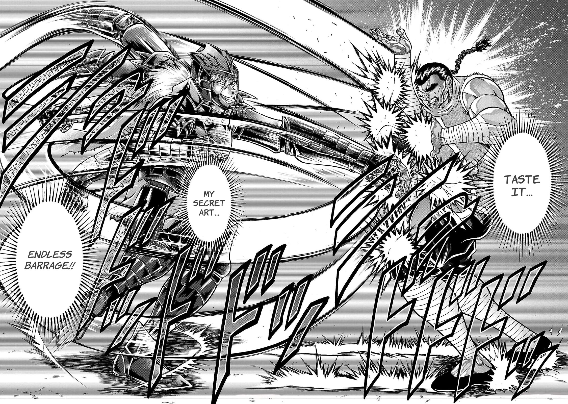 Baki Side Story - Retsu Kaioh Doesn't Mind Even if it's in another World chapter 56 page 2
