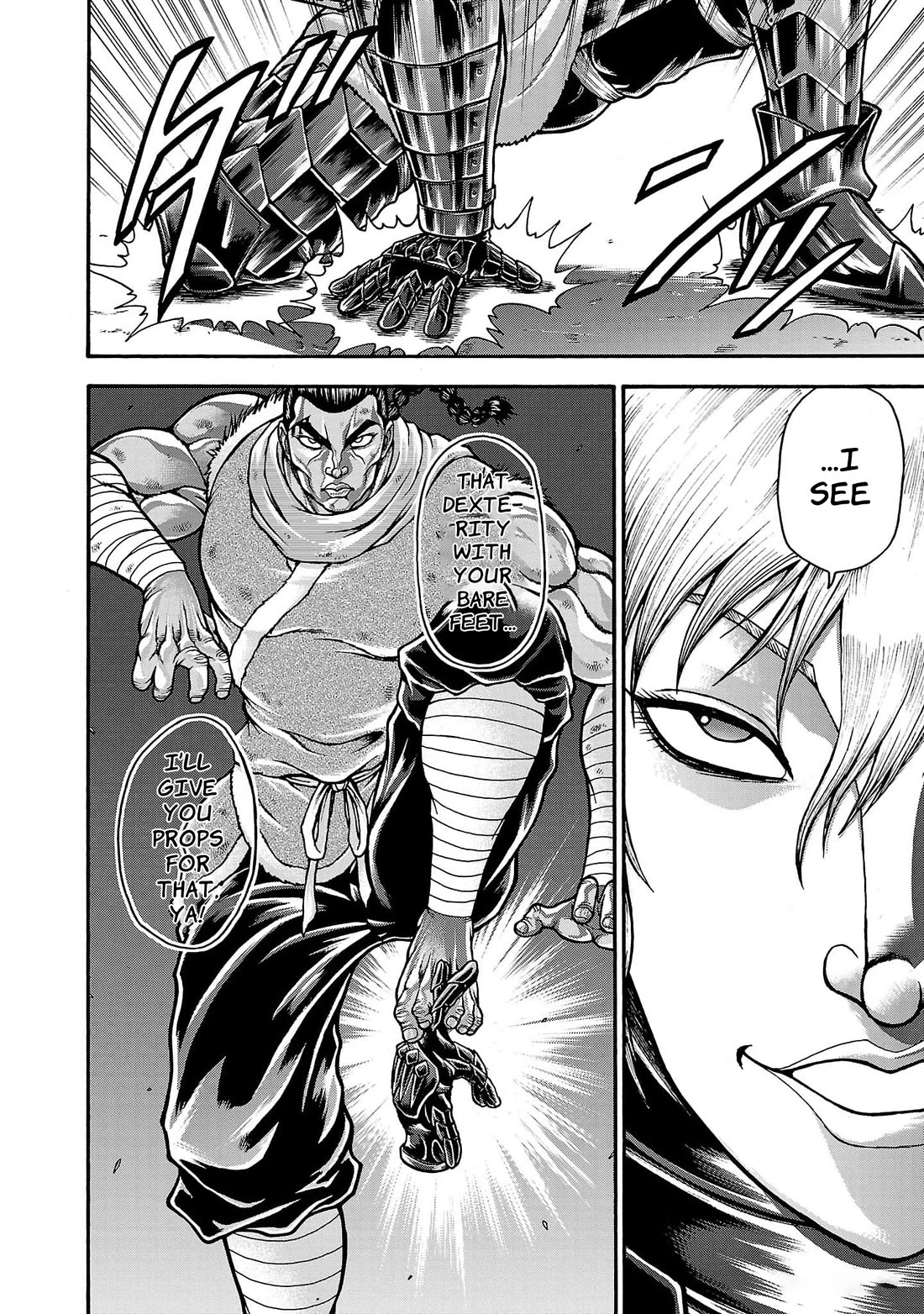 Baki Side Story - Retsu Kaioh Doesn't Mind Even if it's in another World chapter 57 page 8
