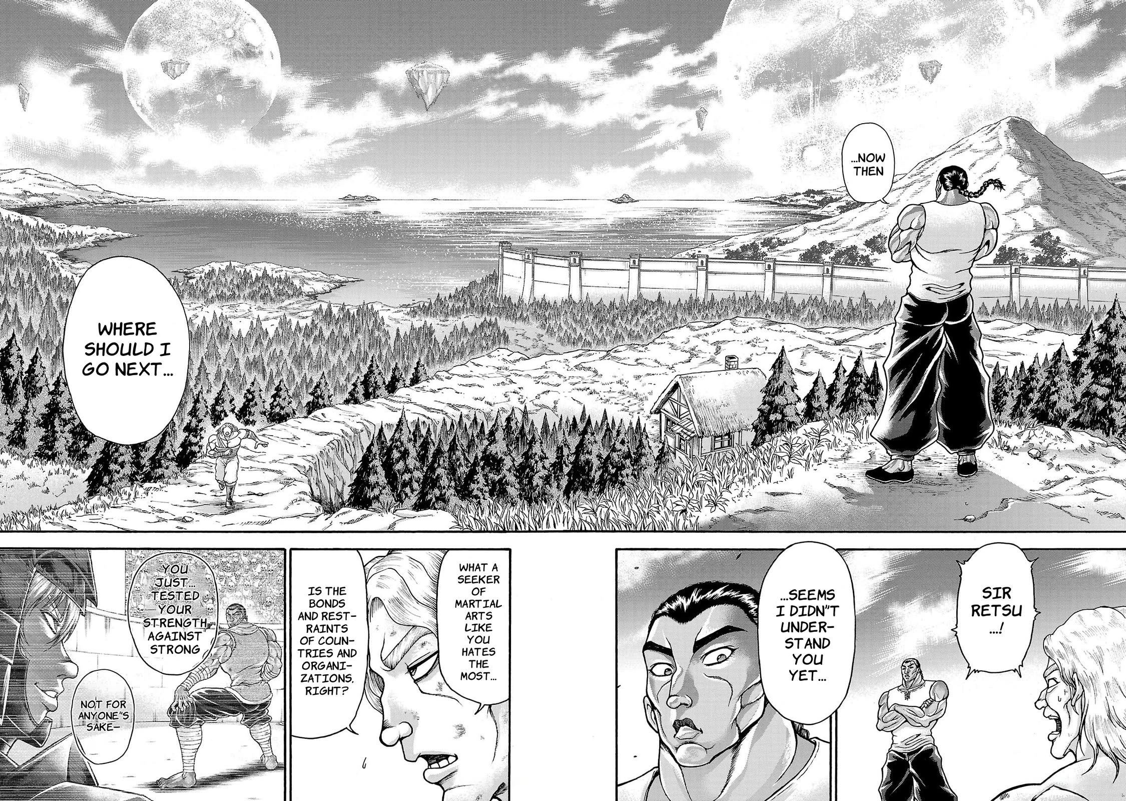 Baki Side Story - Retsu Kaioh Doesn't Mind Even if it's in another World chapter 60 page 15