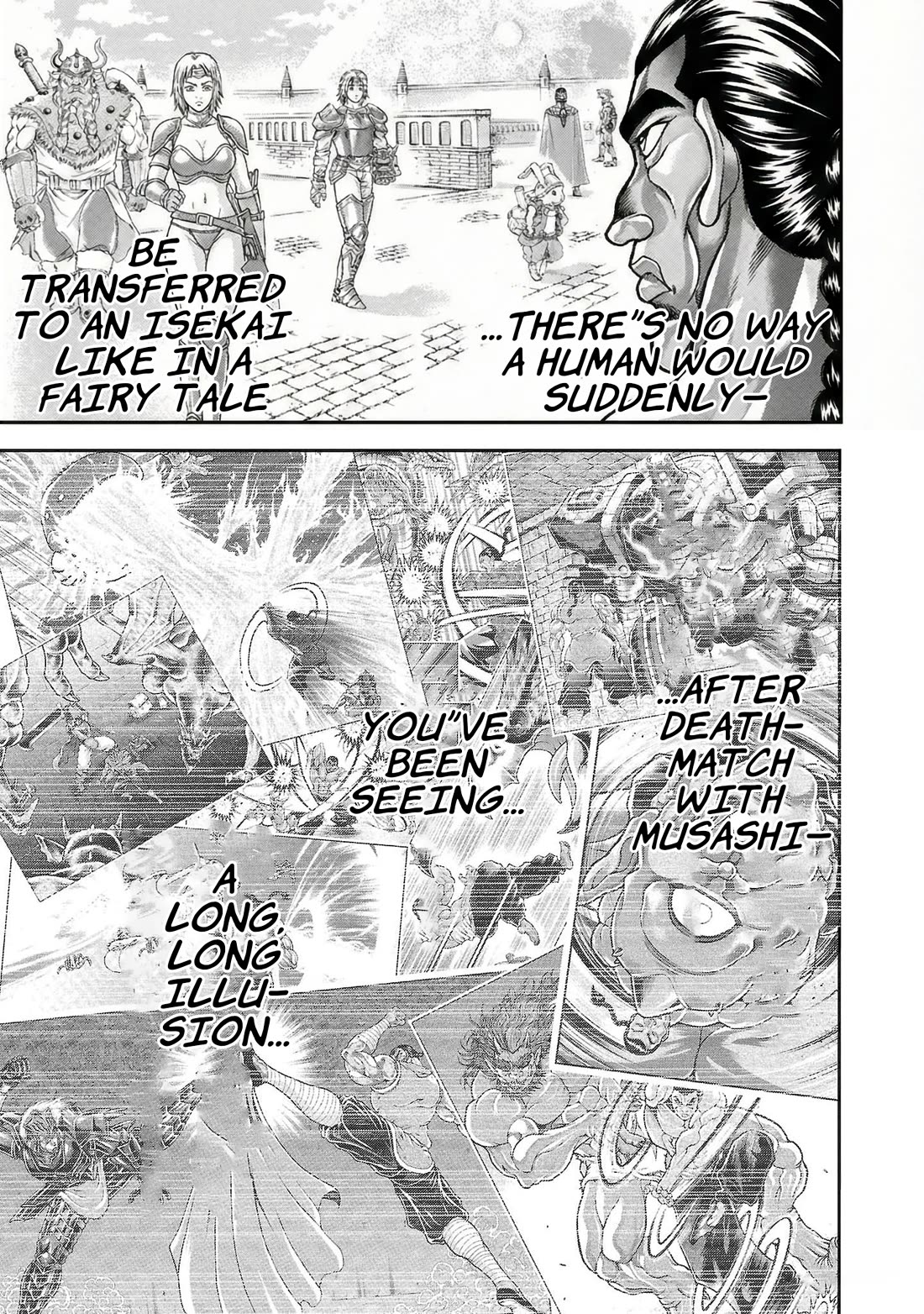 Baki Side Story - Retsu Kaioh Doesn't Mind Even if it's in another World chapter 61 page 11