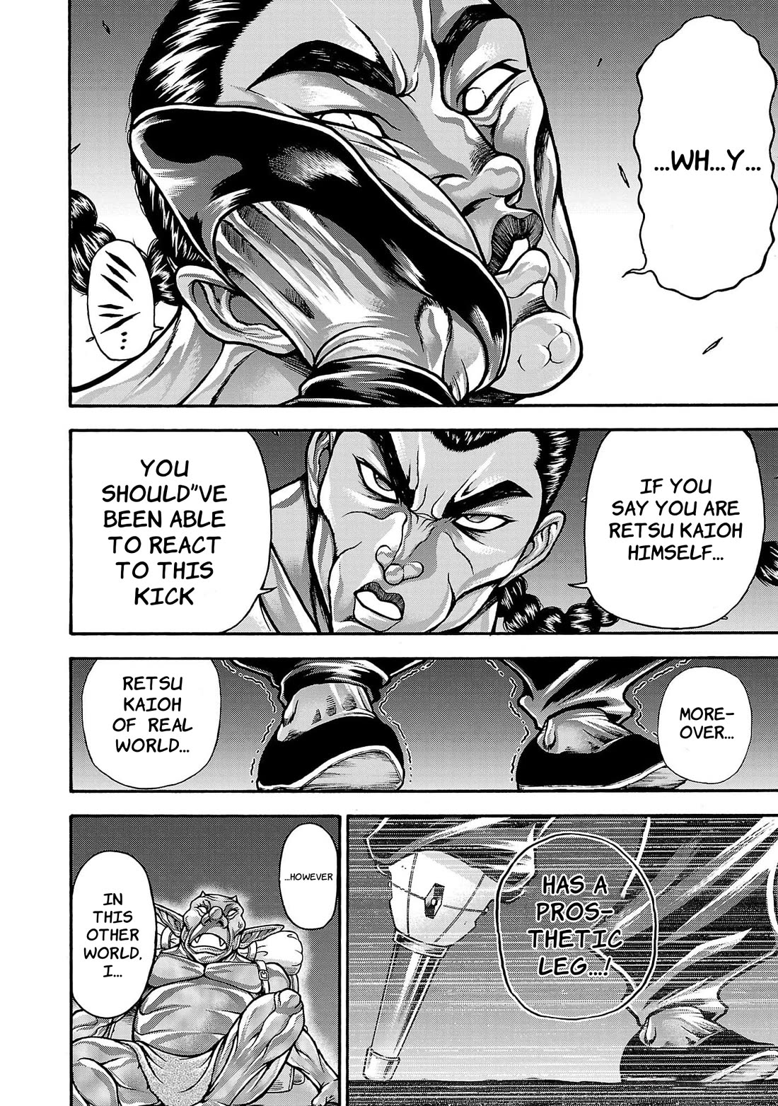 Baki Side Story - Retsu Kaioh Doesn't Mind Even if it's in another World chapter 61 page 15