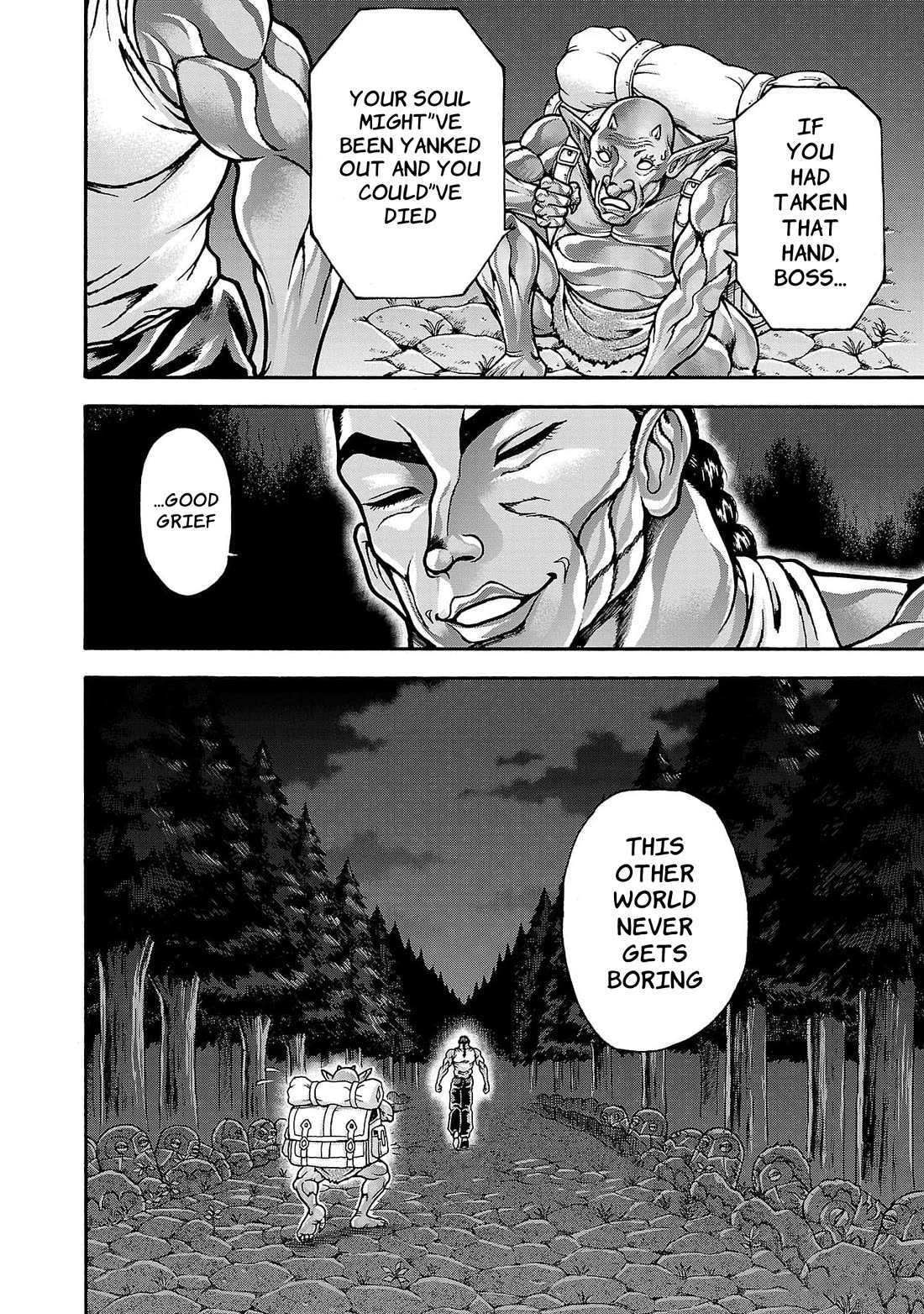 Baki Side Story - Retsu Kaioh Doesn't Mind Even if it's in another World chapter 61 page 19