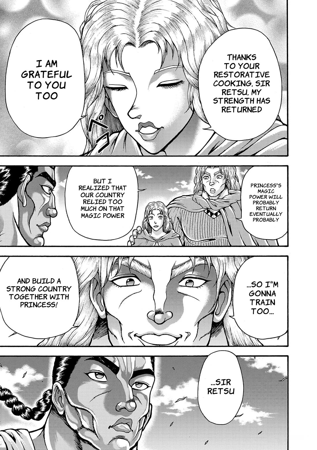 Baki Side Story - Retsu Kaioh Doesn't Mind Even if it's in another World chapter 61 page 3