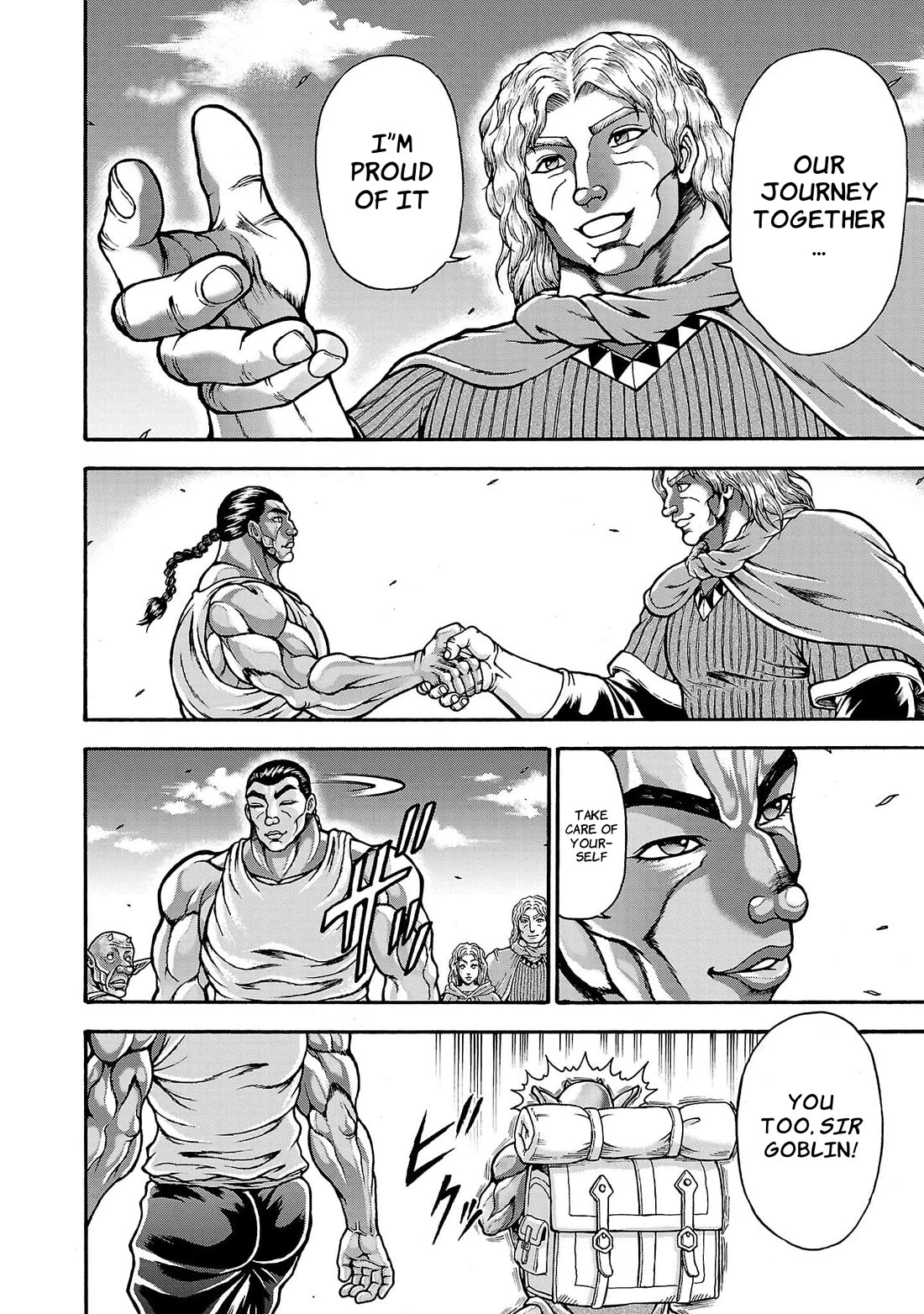 Baki Side Story - Retsu Kaioh Doesn't Mind Even if it's in another World chapter 61 page 4