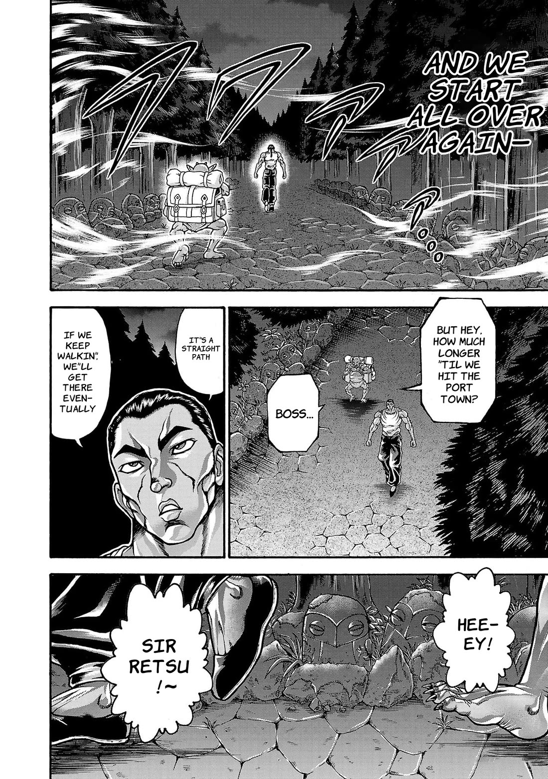 Baki Side Story - Retsu Kaioh Doesn't Mind Even if it's in another World chapter 62 page 10