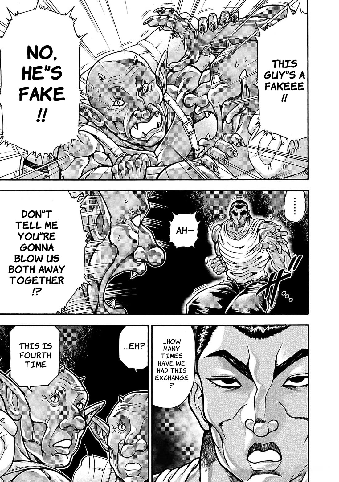 Baki Side Story - Retsu Kaioh Doesn't Mind Even if it's in another World chapter 62 page 15