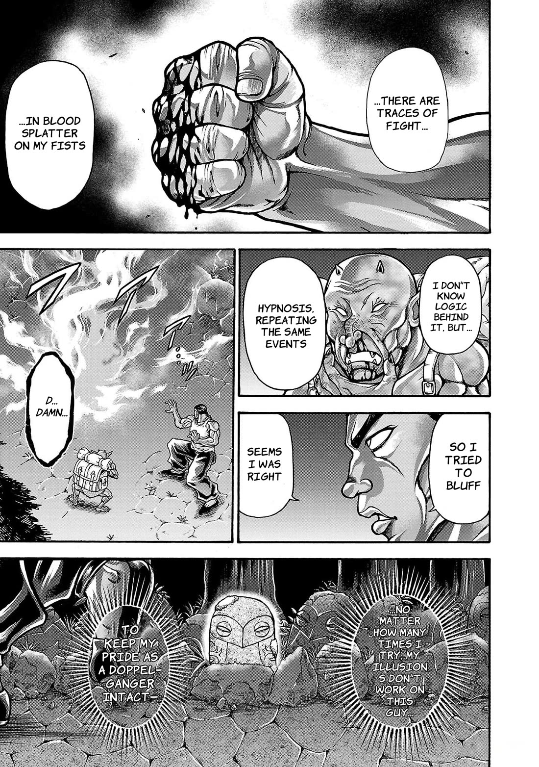 Baki Side Story - Retsu Kaioh Doesn't Mind Even if it's in another World chapter 62 page 17