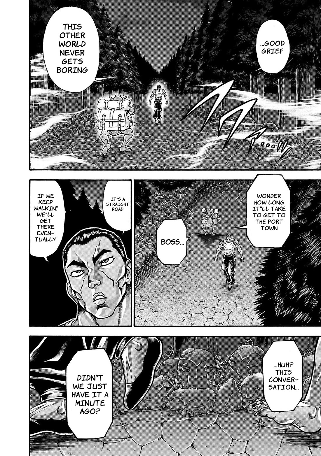 Baki Side Story - Retsu Kaioh Doesn't Mind Even if it's in another World chapter 62 page 2