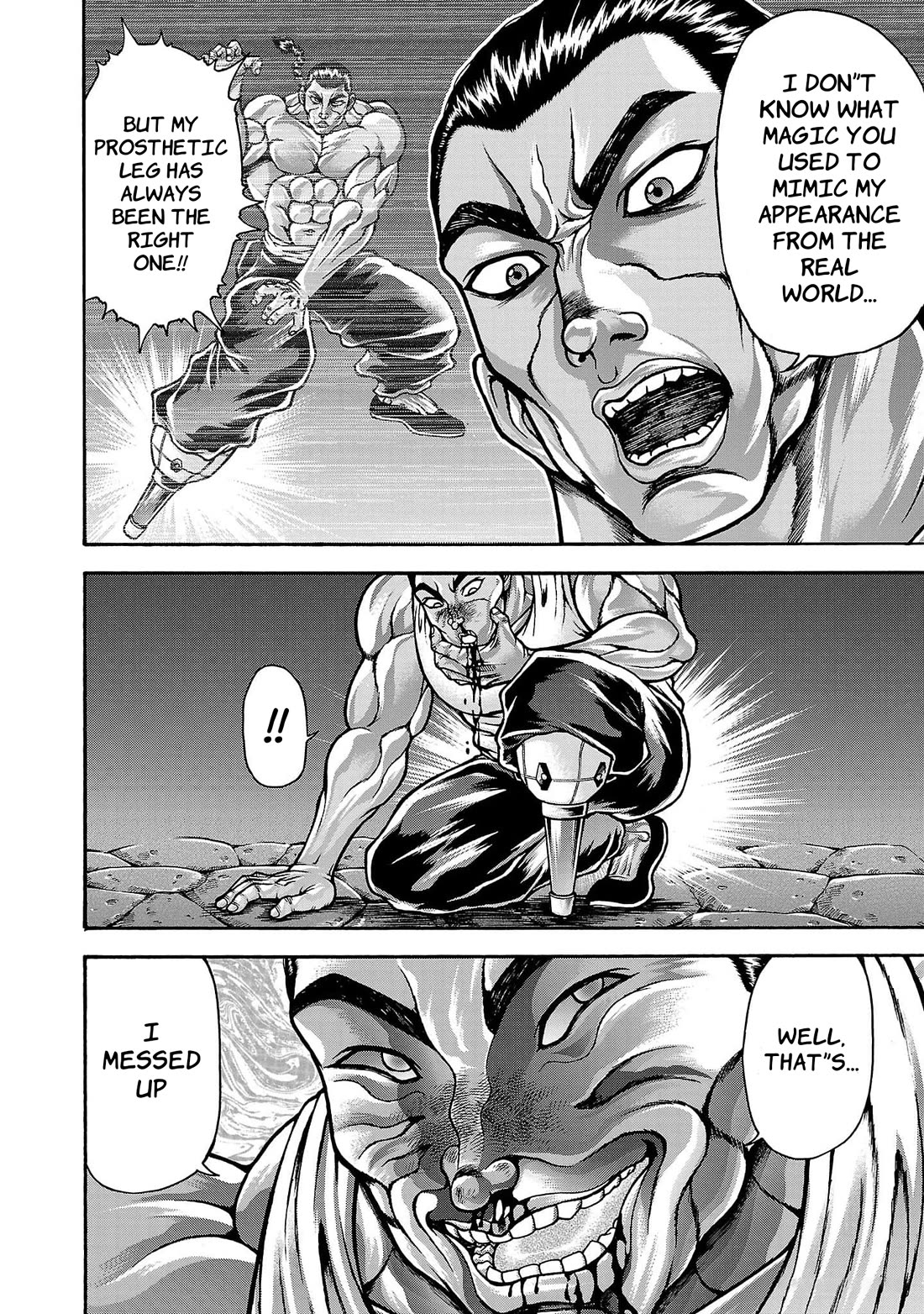 Baki Side Story - Retsu Kaioh Doesn't Mind Even if it's in another World chapter 62 page 8