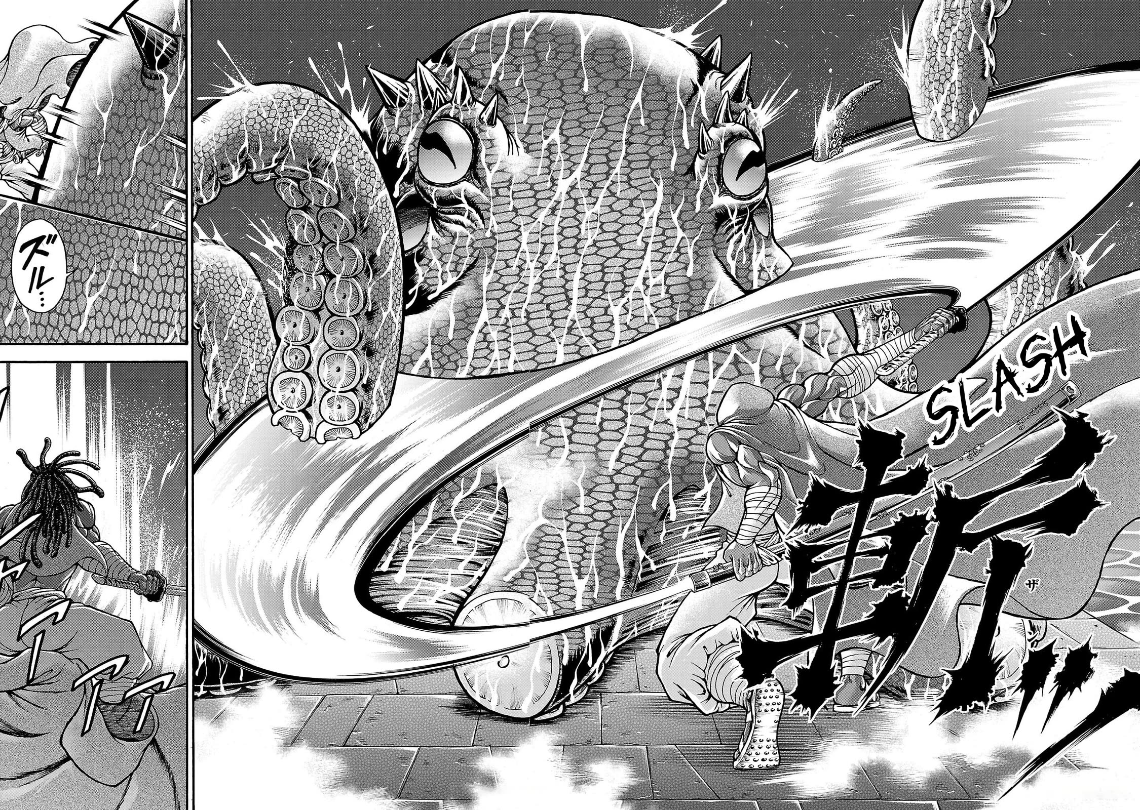 Baki Side Story - Retsu Kaioh Doesn't Mind Even if it's in another World chapter 64 page 14
