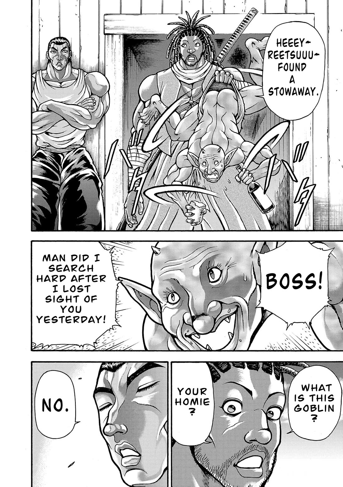 Baki Side Story - Retsu Kaioh Doesn't Mind Even if it's in another World chapter 66 page 11