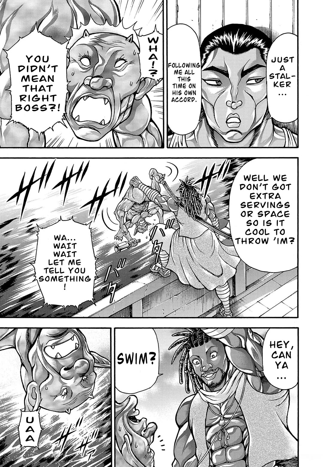 Baki Side Story - Retsu Kaioh Doesn't Mind Even if it's in another World chapter 66 page 12