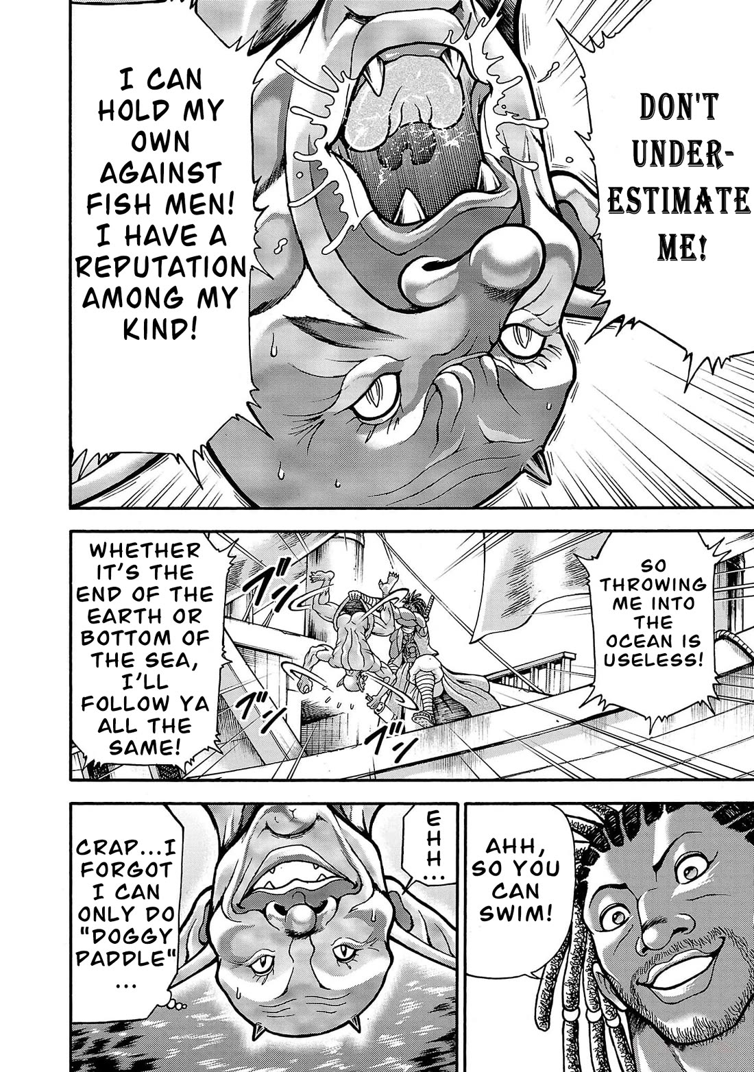 Baki Side Story - Retsu Kaioh Doesn't Mind Even if it's in another World chapter 66 page 13
