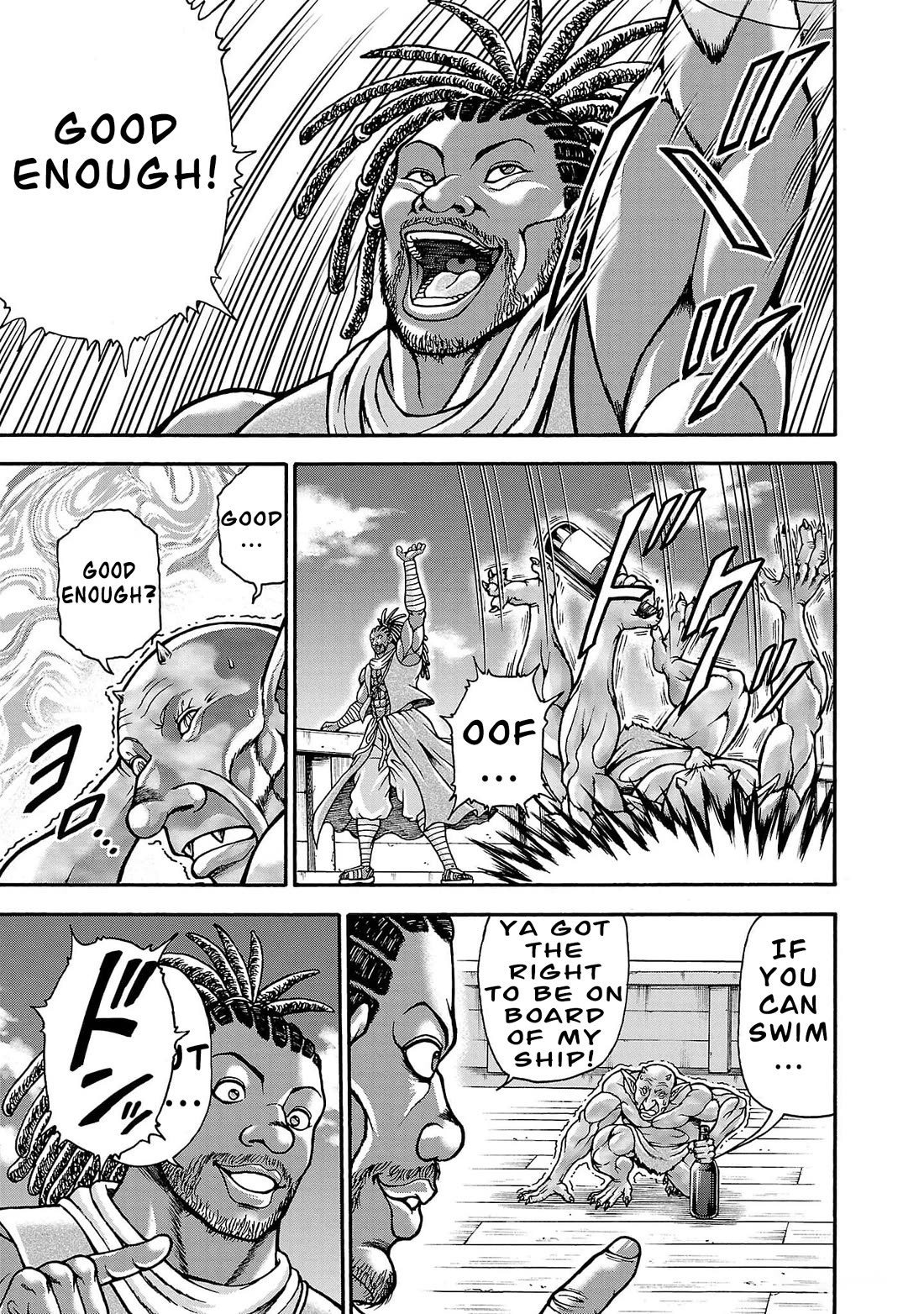 Baki Side Story - Retsu Kaioh Doesn't Mind Even if it's in another World chapter 66 page 14
