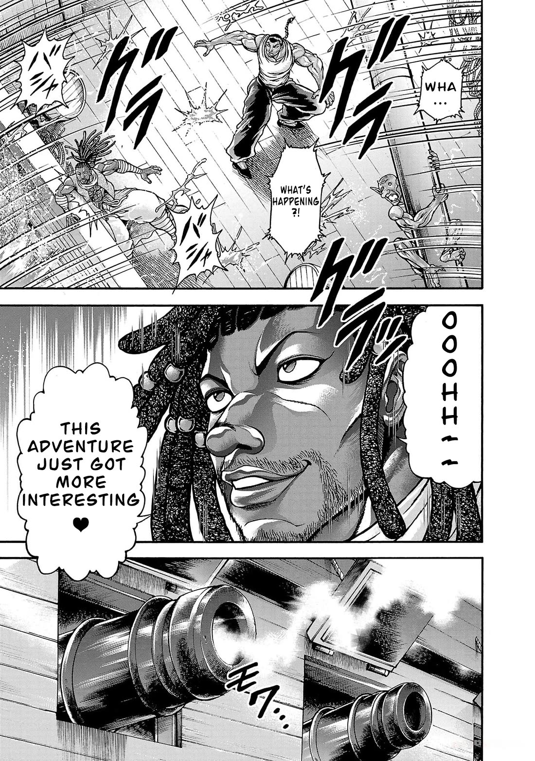 Baki Side Story - Retsu Kaioh Doesn't Mind Even if it's in another World chapter 66 page 16