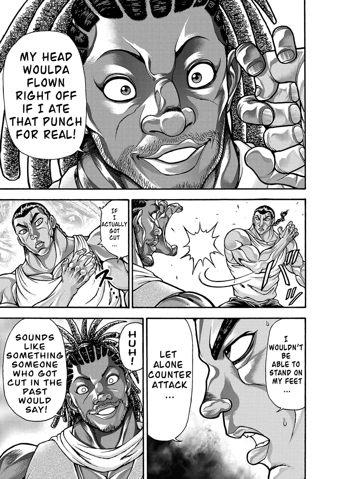Baki Side Story - Retsu Kaioh Doesn't Mind Even if it's in another World chapter 66 page 3