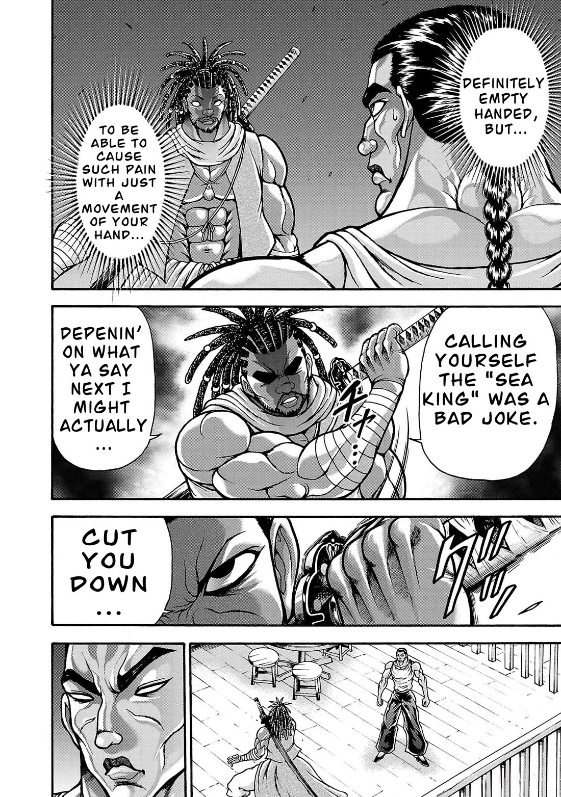 Baki Side Story - Retsu Kaioh Doesn't Mind Even if it's in another World chapter 66 page 4