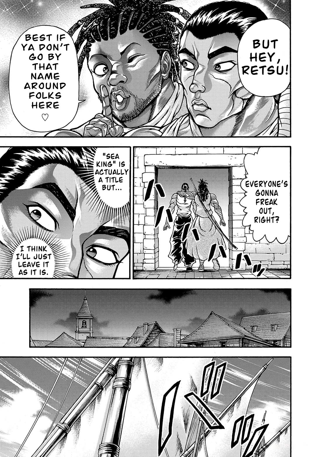 Baki Side Story - Retsu Kaioh Doesn't Mind Even if it's in another World chapter 66 page 7