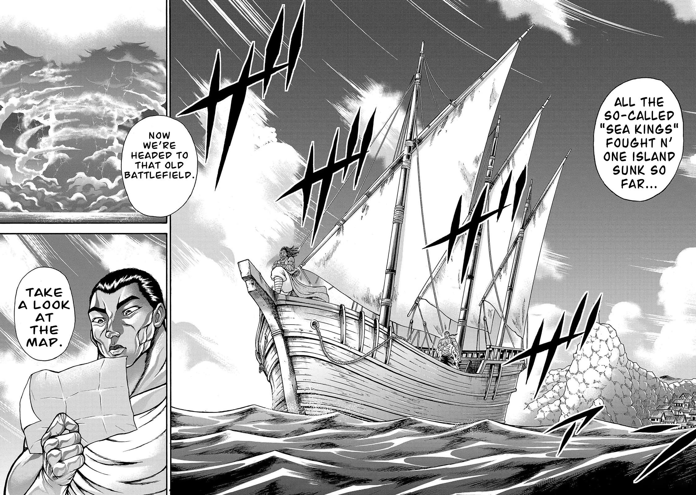 Baki Side Story - Retsu Kaioh Doesn't Mind Even if it's in another World chapter 66 page 8