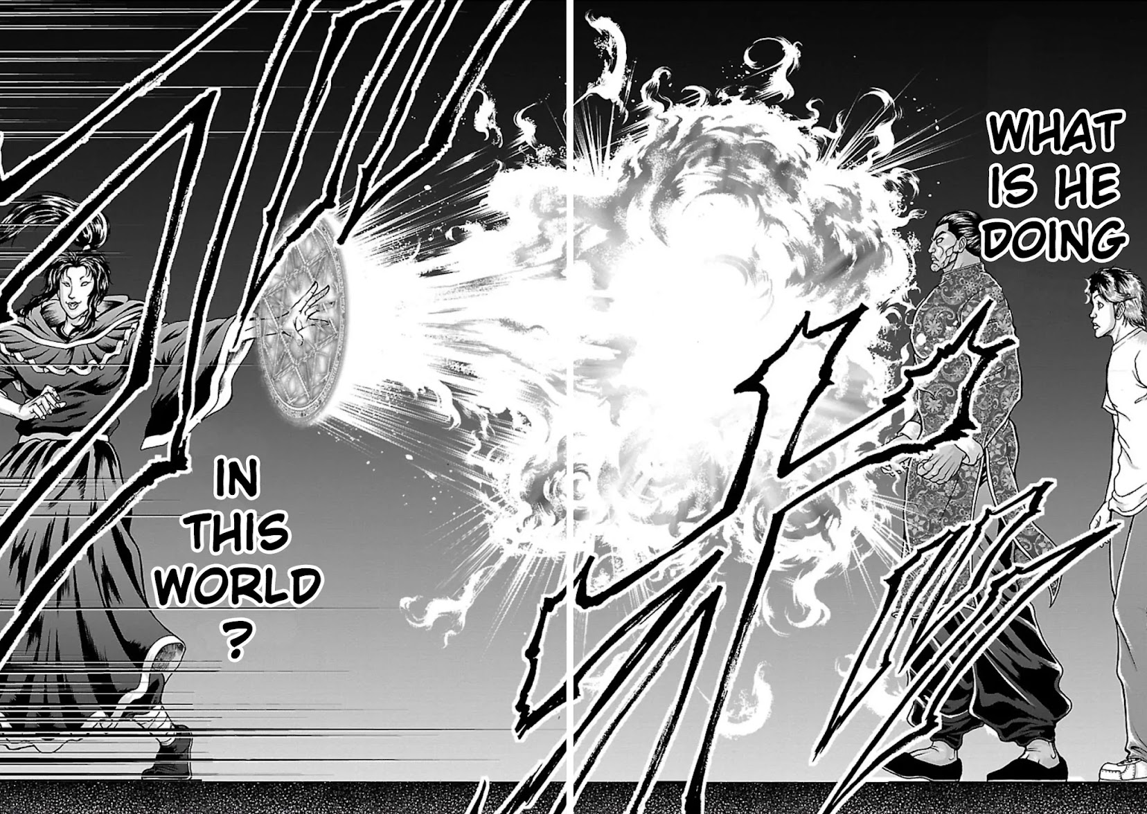 Baki Side Story - Retsu Kaioh Doesn't Mind Even if it's in another World chapter 7 page 8