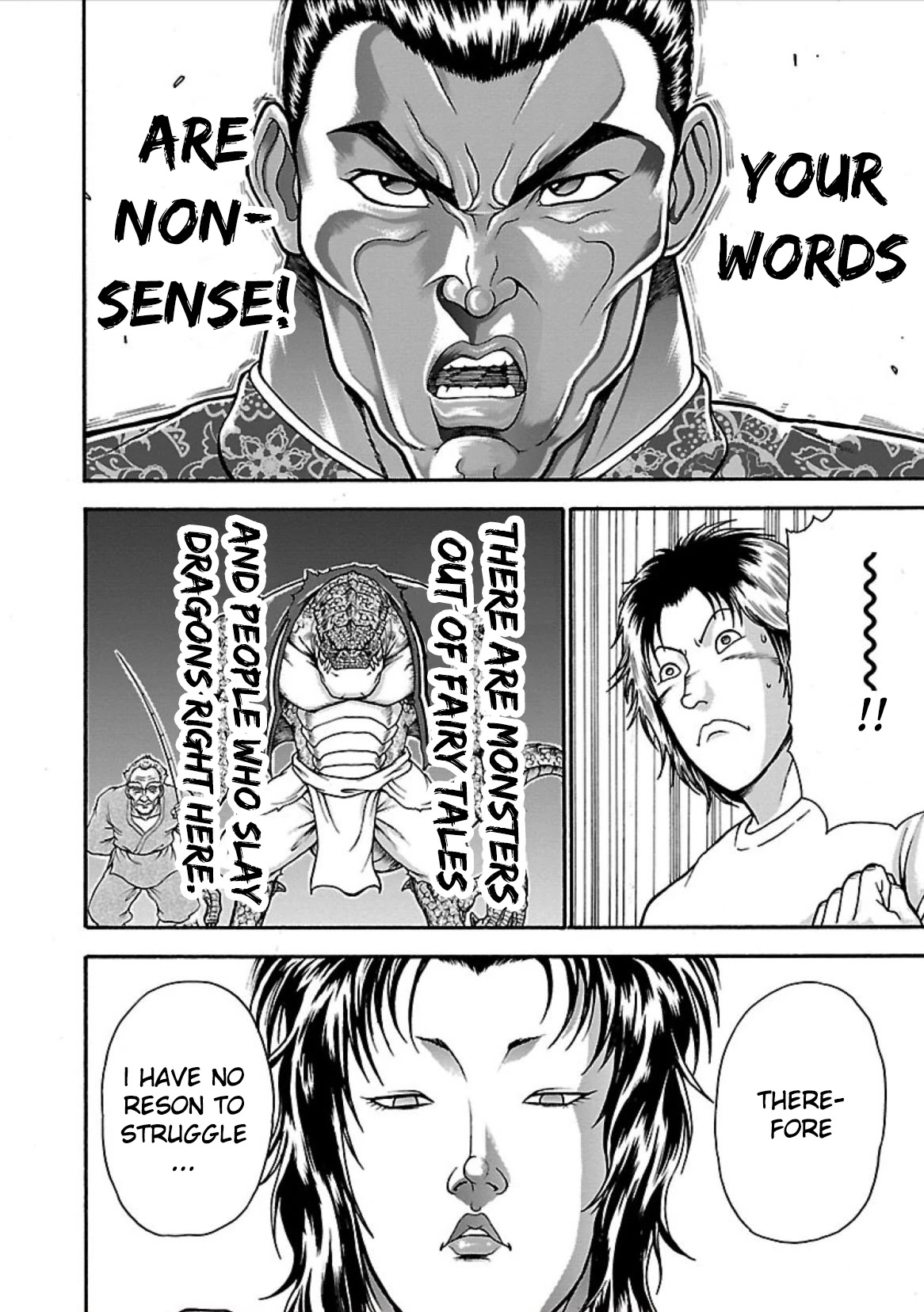 Baki Side Story - Retsu Kaioh Doesn't Mind Even if it's in another World chapter 8 page 15