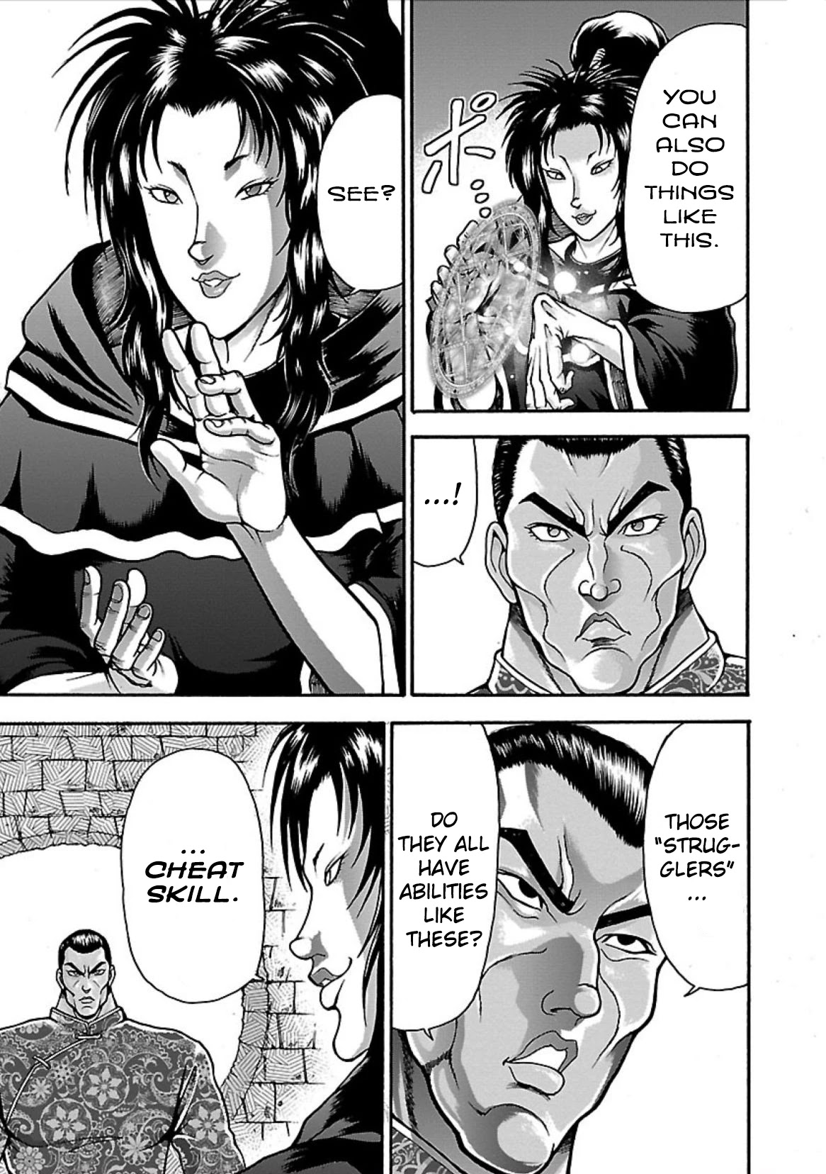 Baki Side Story - Retsu Kaioh Doesn't Mind Even if it's in another World chapter 8 page 9