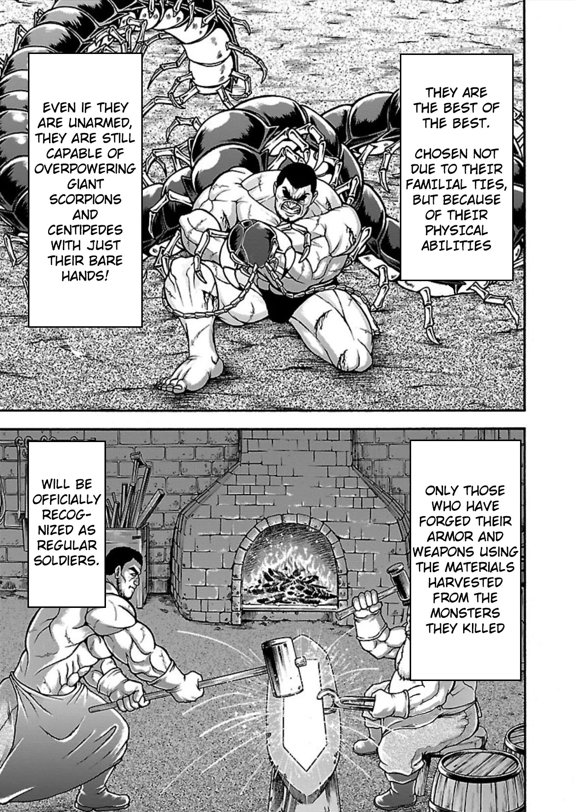 Baki Side Story - Retsu Kaioh Doesn't Mind Even if it's in another World chapter 9 page 18
