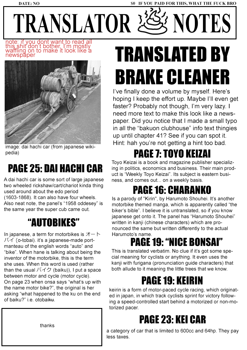 Bakuon!! chapter 44 page 35