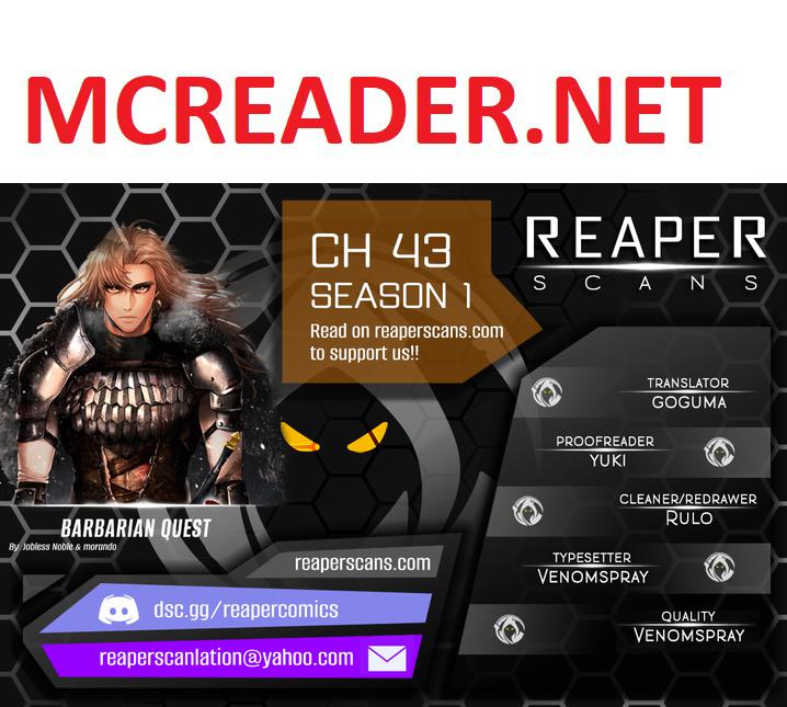 Barbarian Quest chapter 43 page 1