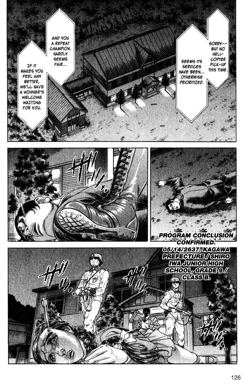 Battle Royale chapter 116 page 20
