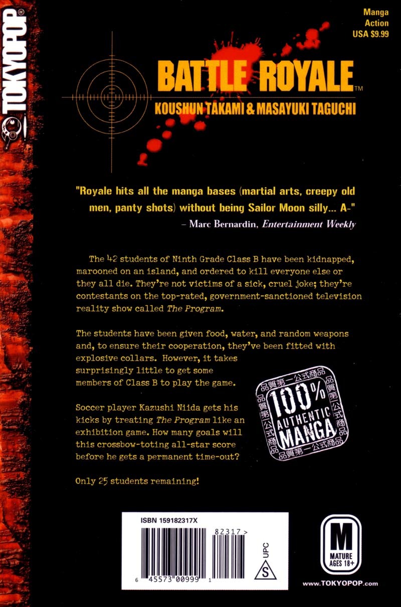 Battle Royale chapter 25 page 28