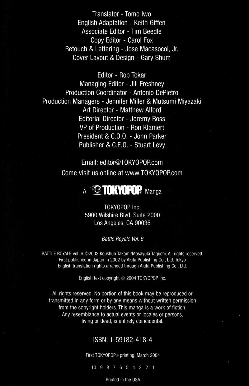 Battle Royale chapter 40 page 6