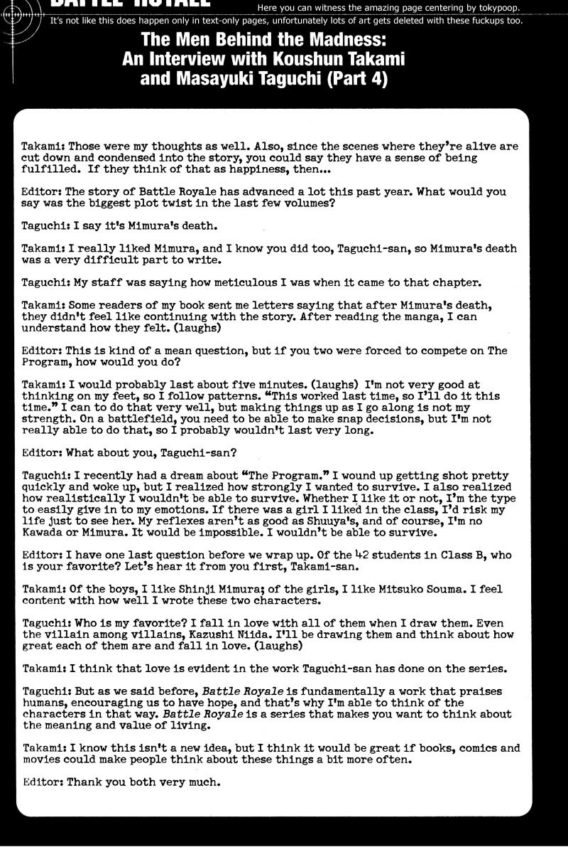 Battle Royale chapter 62 page 23