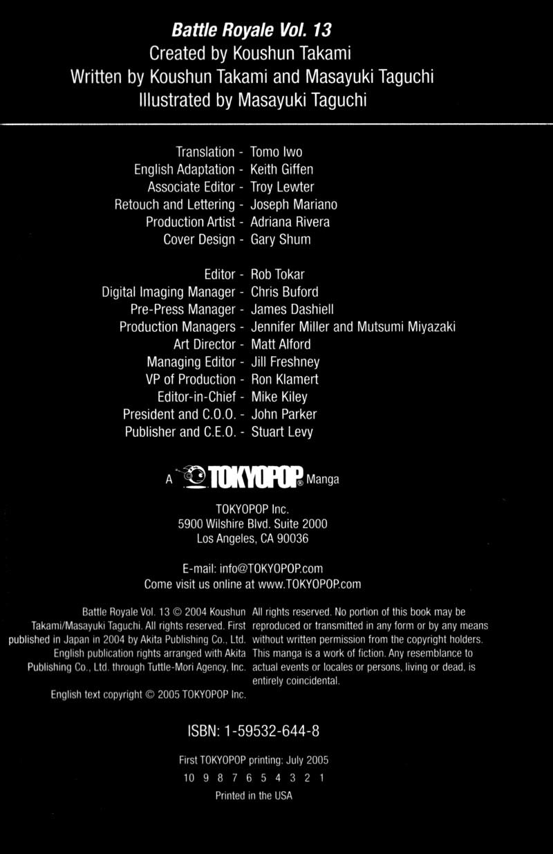 Battle Royale chapter 96 page 6