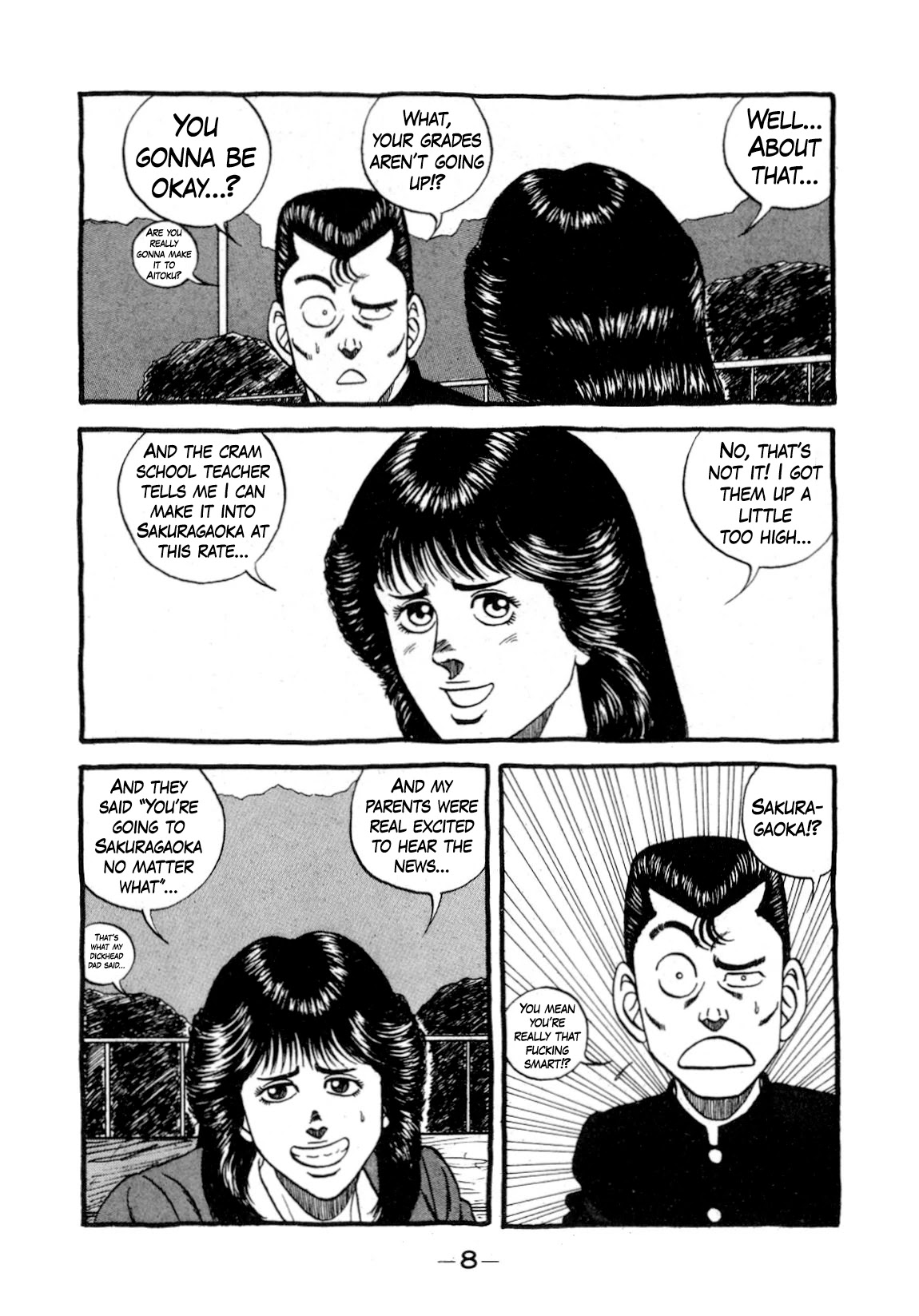 Be-Bop-Highschool chapter 127 page 8