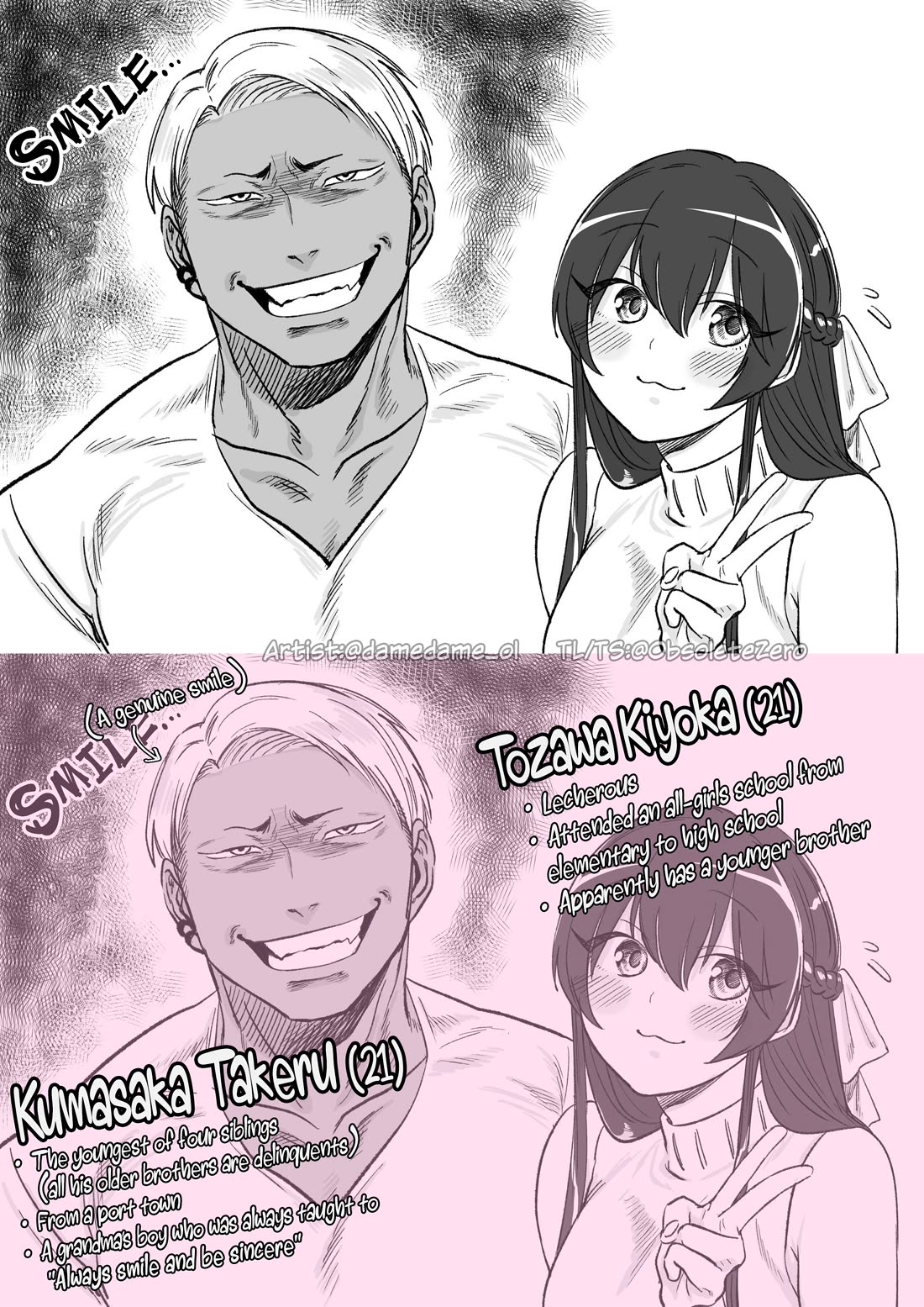 Bear and Bunny Cannot Be Friends chapter 7.1 page 1