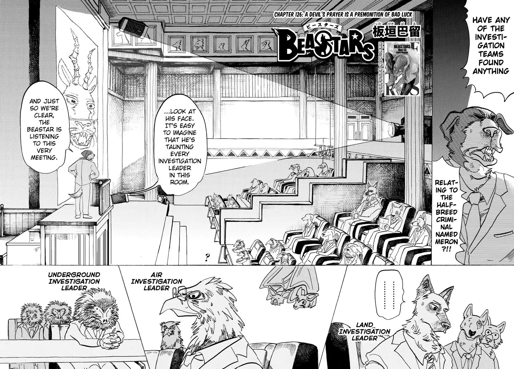 Beastars chapter 126 page 1