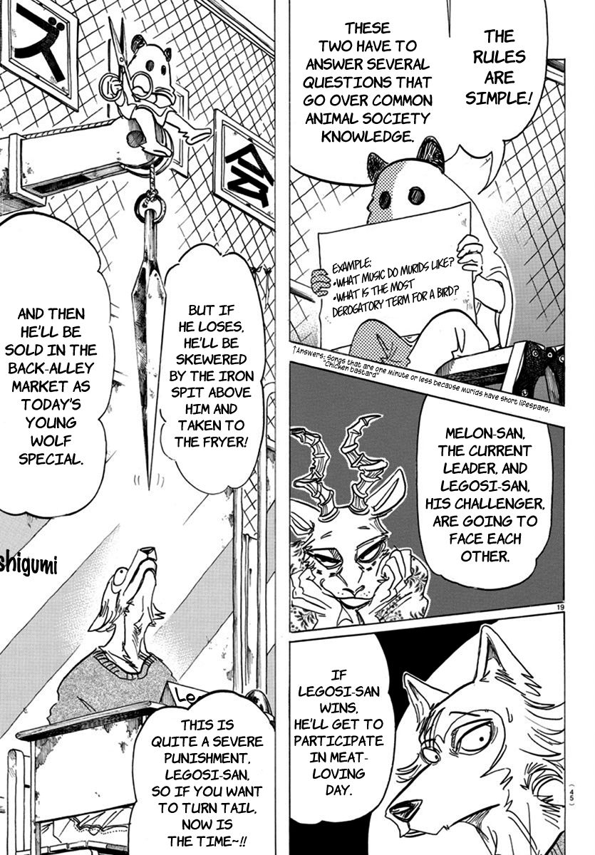 Beastars chapter 167 page 18