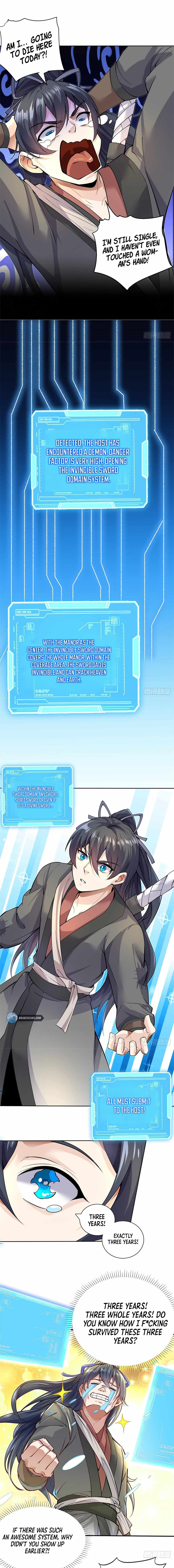 Becoming A Sword Deity By Expanding My Sword Domain chapter 1 page 3