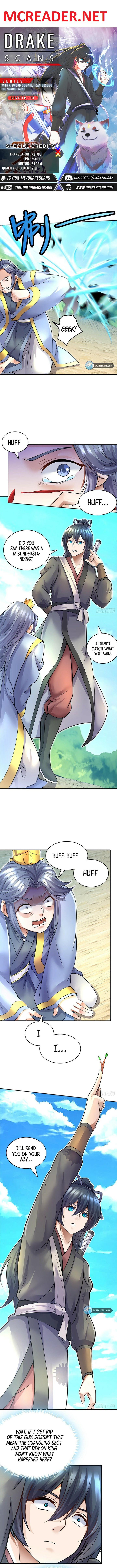 Becoming A Sword Deity By Expanding My Sword Domain chapter 13 page 1
