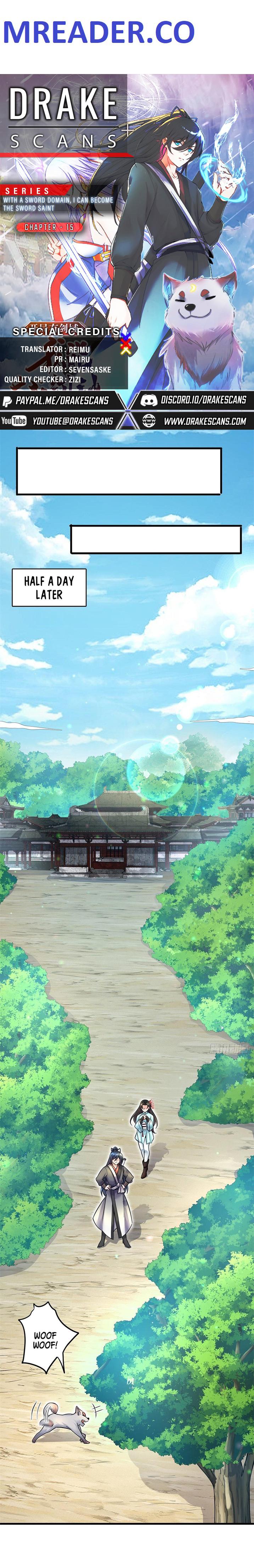 Becoming A Sword Deity By Expanding My Sword Domain chapter 15 page 1