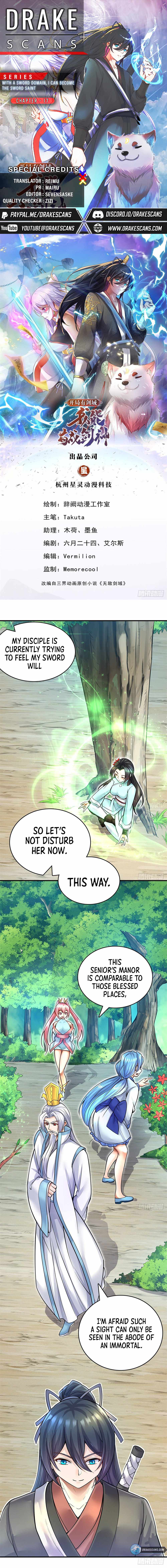 Becoming A Sword Deity By Expanding My Sword Domain chapter 17 page 1
