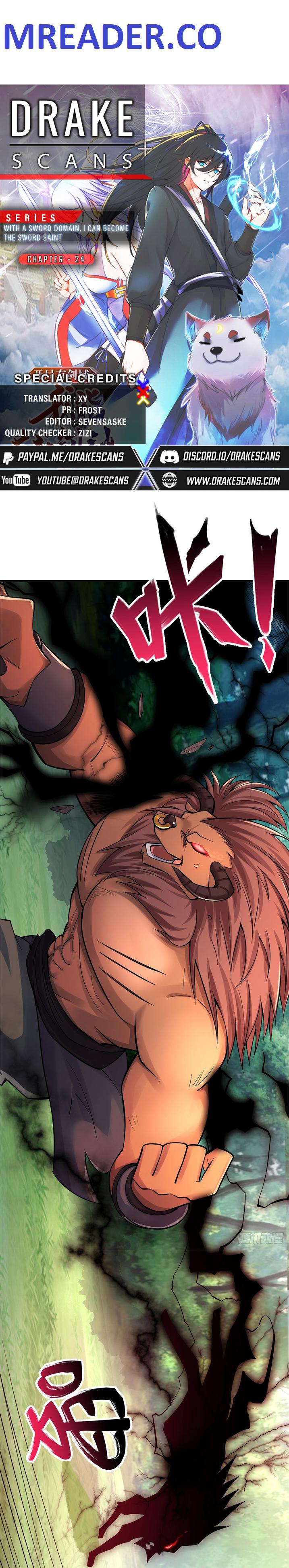 Becoming A Sword Deity By Expanding My Sword Domain chapter 24 page 1